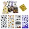 Wrapables Halloween Cellophane Treat Bags With Twist Ties for Candy, Treats, Trick or Treat and Party Favors, Halloween Treat Bags, Halloween Gift Bags, Halloween Goody Bags (100pcs), Dark Creatures